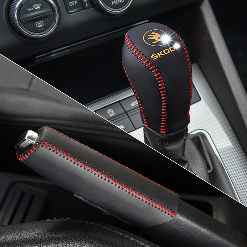 捷顺行适用于斯柯达14-18款明锐晶锐速派档把套昕动昕锐野帝自动档档