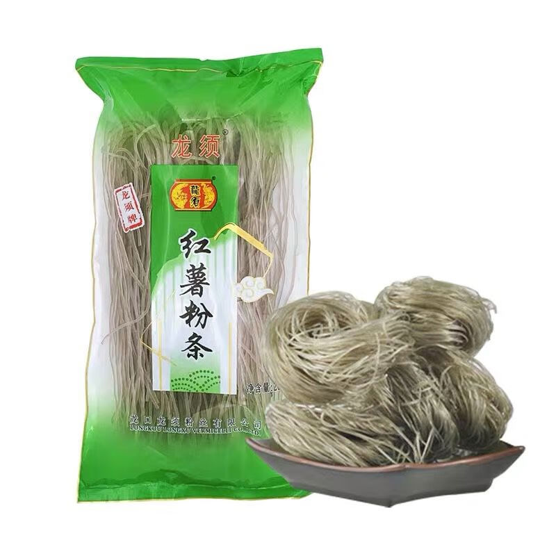 龍須牌紅薯粉條300g2袋易熟耐煮口感Q彈火鍋粉條特產(chǎn)干貨 紅薯粉條300g*1袋