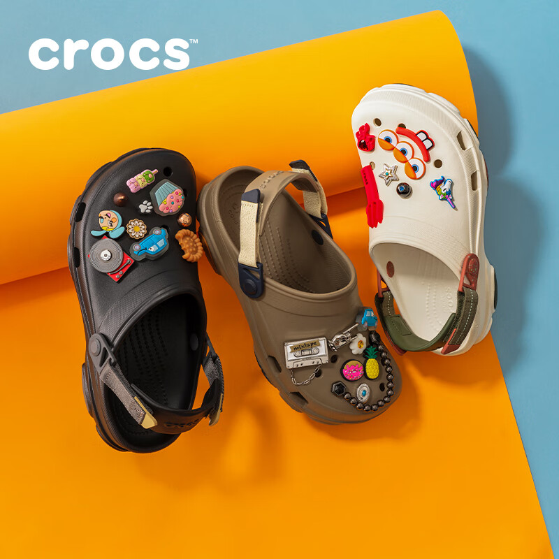卡骆驰（CROCS）经典特林洞洞鞋|206340 粉笔色-0WV 43(270mm)