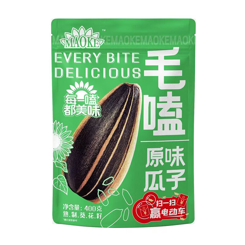 洽洽毛嗑葵瓜子400g大颗粒瓜子 原味400g/袋*1