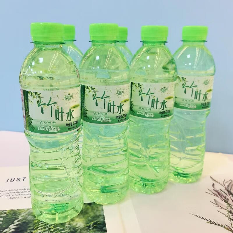 水润坊竹叶水整箱24瓶*518ml竹子纯净水饮料夏季清凉矿泉饮用水 竹叶