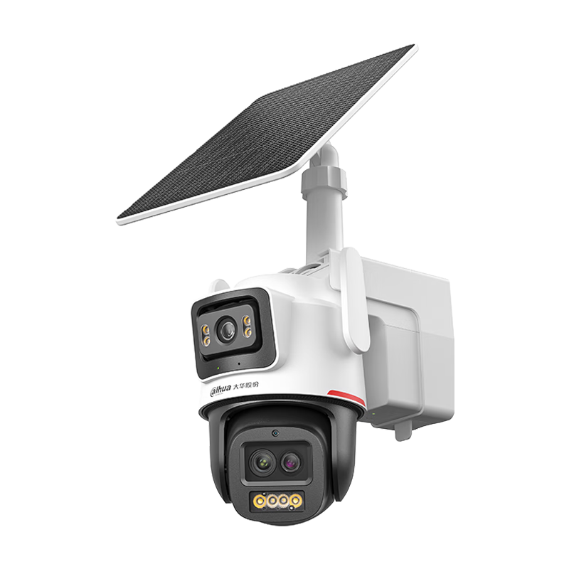 dahua大華4g太陽(yáng)能監(jiān)控?cái)z像頭終身免流量監(jiān)控器360度無(wú)死角帶夜視全景室外全彩跟蹤無(wú)網(wǎng)無(wú)電手機(jī)遠(yuǎn)程 DH-B3C-3Z8-4G【太陽(yáng)能雙目變焦】 帶512G卡