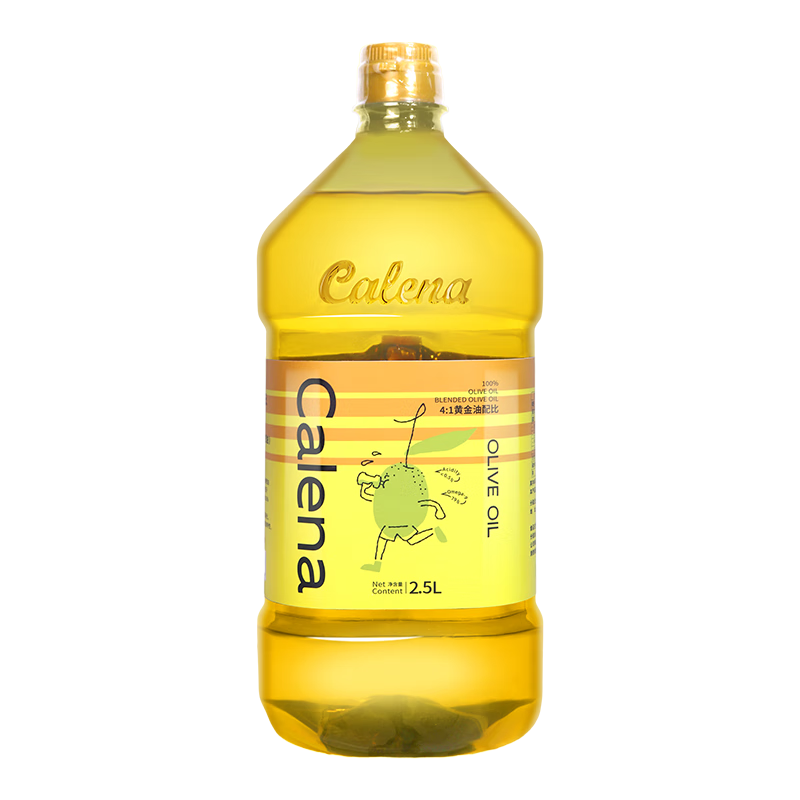 克莉娜（calena）【保真橄榄油】食用油 压榨纯正橄榄油 2.5L