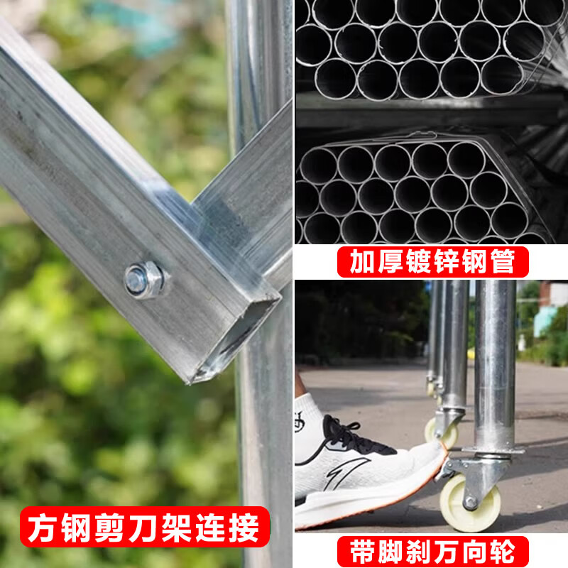 推拉雨棚移动蓬活动伸缩式遮阳棚户外防雨大排档帐篷仓库停车摆摊 默认绿色(绿红蓝灰 篷布可选) 伸缩侧10米 宽6米 边柱高2.5米