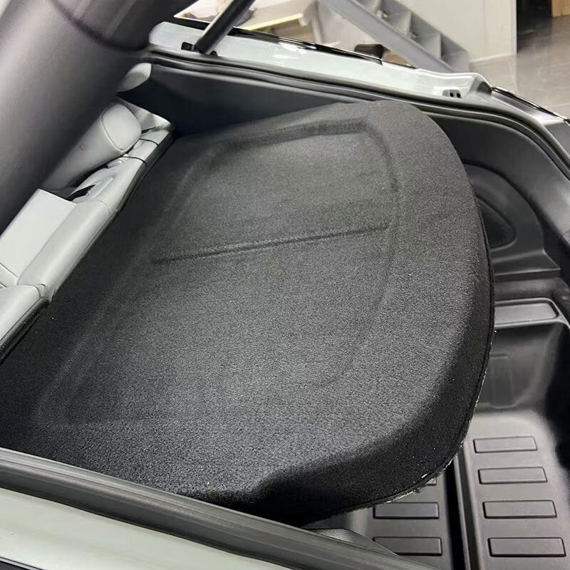 丽田适用小鹏MONAM03后备箱隔板尾箱遮物帘置物收纳挡板内饰汽车 小鹏MONAM03隔板黑色常规