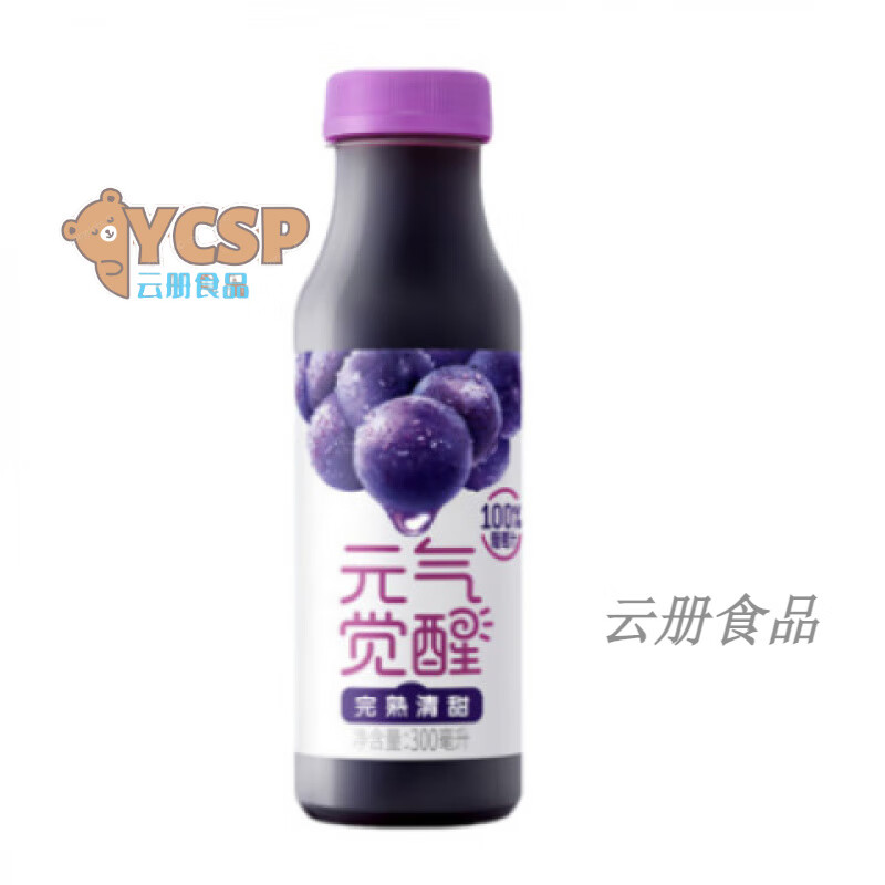 统一【1箱】 统一 元气觉醒  葡萄汁 300ml 12瓶整箱 【300ml*12瓶*1箱】新老包装随机