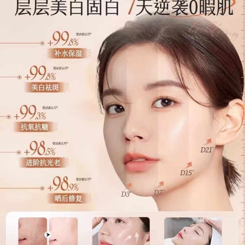 贝因维丝卡唯朵美白祛斑霜杨姐养肤草本堂直播同款淡斑老年斑阳阳官方正品 三盒加强版霜疗程装【中度斑点】科学淡斑 官方直售