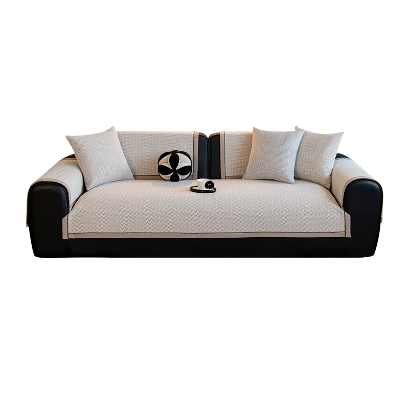 鐘愛一生2025新款沙發(fā)墊雪尼爾四季通用防滑皮沙發(fā)罩扶手蓋巾70*70cm千尋