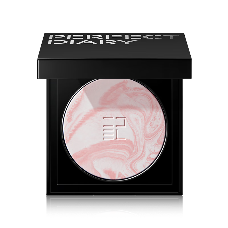 完美日记【买即赠面霜】小蓝锁精华蜜粉饼10g#气色粉 修黄定妆散粉