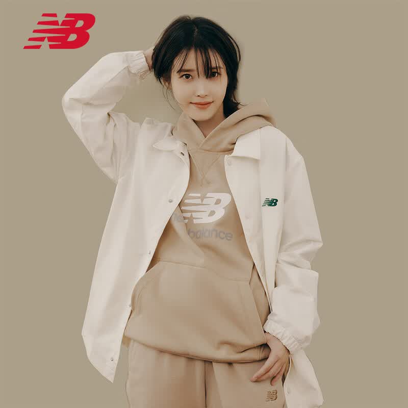 NEW BALANCE NB正品男款女款运动上衣休闲舒适翻领外套AMJ41341 AMJ41341-CIC (宽松/防泼水面料) XL 身高180cm