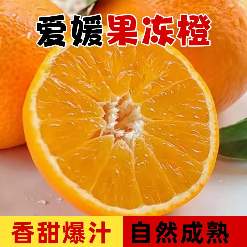 泓瀚果冻橙正宗四川爱媛38号青见橙子薄皮柑橘孕妇手剥水果现摘现发 整箱9斤装 (净8斤+) 品质大果(果径70-80mm)