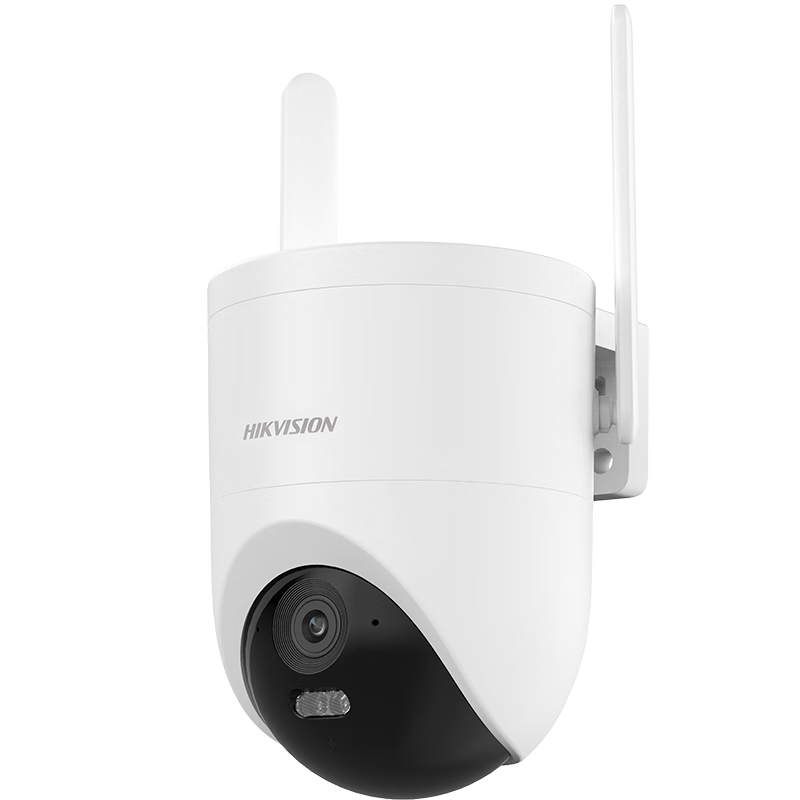 海康威视(HIKVISION)无线对讲监控摄像头室内外家用全景2K高清全彩夜视家庭wifi网络云台摄像机户外探头手机远程监控器 【500万单摄全景球机】HK-Q3P5M-W 官方标配
