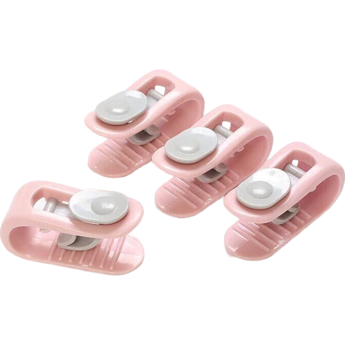 夹子棉被夹晾衣夹固定器拇指扣家用紧固件 被子固定器【4个】颜色随机