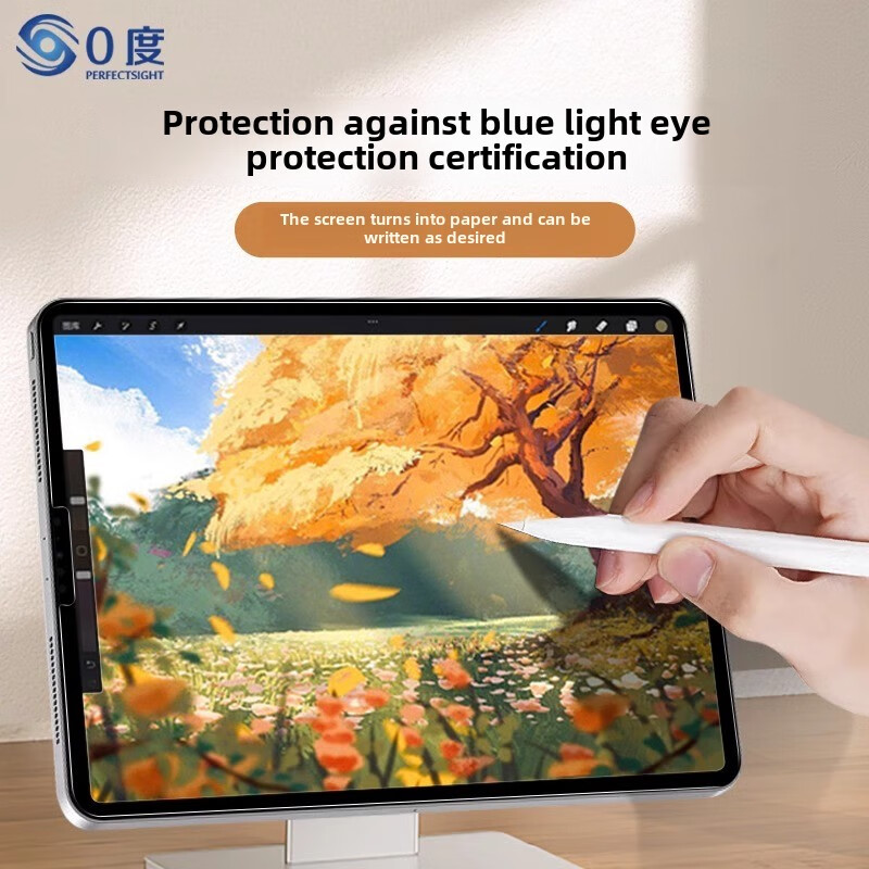 0度(PERFECTSIGHT)適用于iPad Pro類紙膜2024新款13英寸Ipad11眼部保護(hù)膜防指紋防藍(lán)光Mini6眼部保護(hù)膜學(xué)生膜蘋果Ipa 類紙膜-_防眩護(hù)眼升級版 iPad_Pro_2022版(12.9英寸)