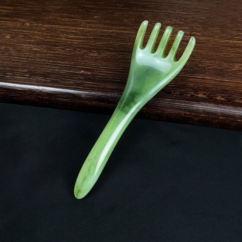 通用足底按摩器脚底穴位按摩神器五爪足底按摩疏通经络脚底按摩爪刮痧 翡翠绿 足底按摩爪