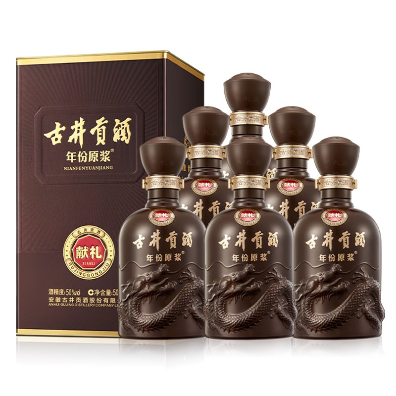 Gujinggong/�ž����� ���ԭ������� 50�� Ũ���� 500ml 6ƿ