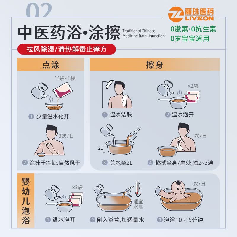 [丽珠]荆肤止痒颗粒 3g*10袋 1盒装 荆肤止痒颗粒荨麻疹用国药正品止痒抑菌皮肤瘙痒身体痒荨麻疹湿疹口服止痒过敏瘙痒 消风清散风止痒颗粒荨麻疹