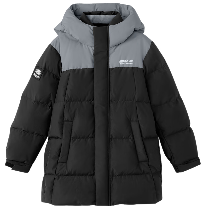 Skechers˹�����ͯ�г����������׶�����Ůͯ��֯��ů��ñ���޷�L425K072 ̼��/0018 160 ������170g 269Ԫ���ʣ�����ȯ)