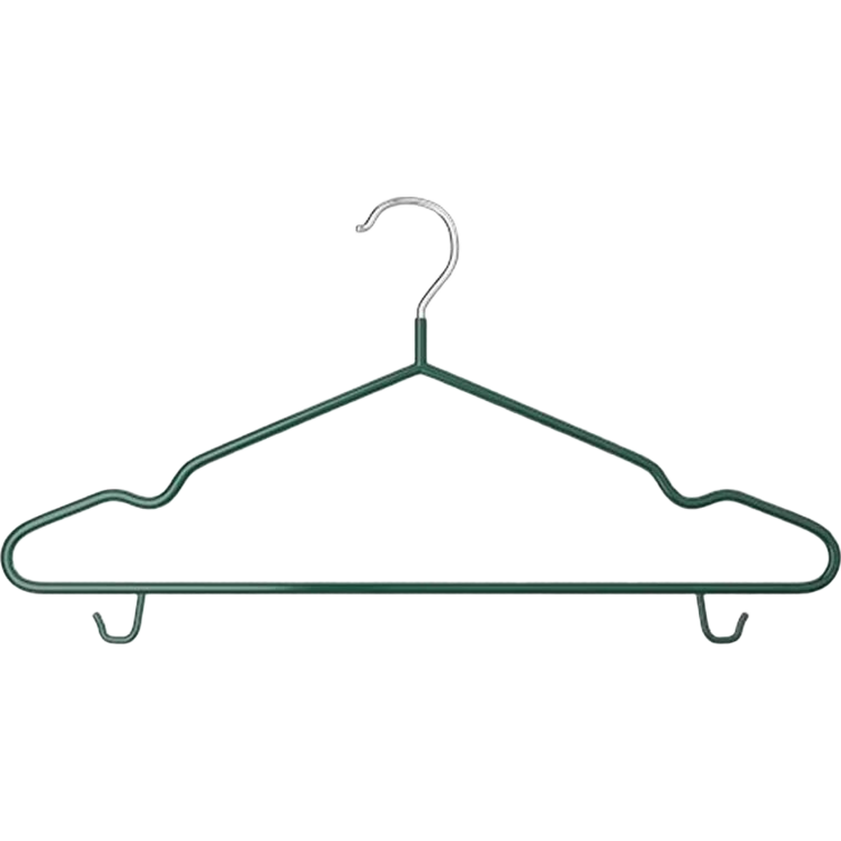 【首购体验价】浸塑衣架家用挂衣防滑学生宿舍凉衣服防滑设计 防滑衣架【3个】带钩