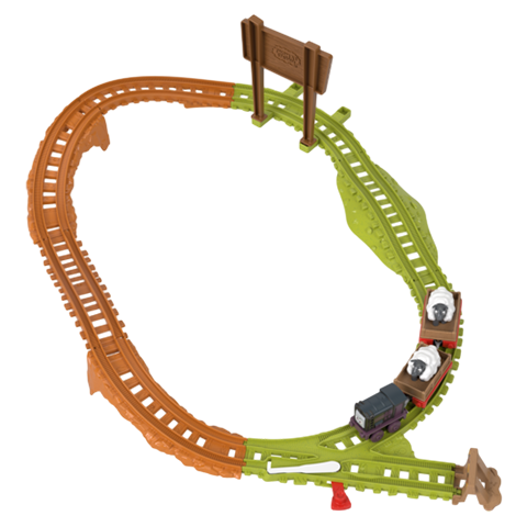 托馬斯&朋友	（THOMAS&FRIENDS）進口男孩火車軌道托馬斯和朋友之入門軌道套裝HXK03