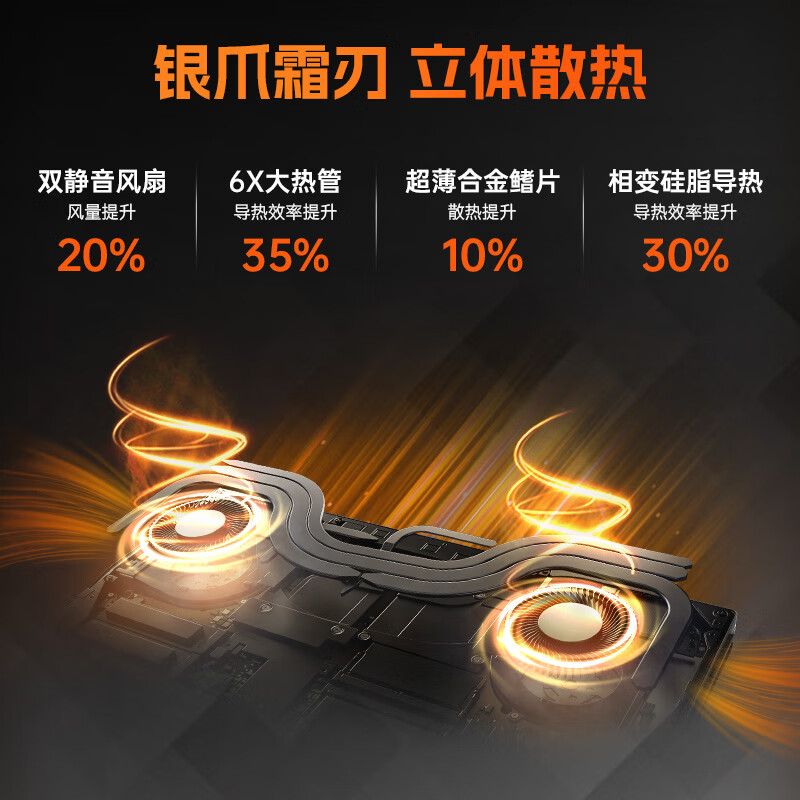 COLORFIRE MEOW 橘宝R16 Ultra 七彩虹16英寸锐龙R9游戏笔记本电脑(R9 9850HX RTX5060 32G 1T 2.5K 300Hz)