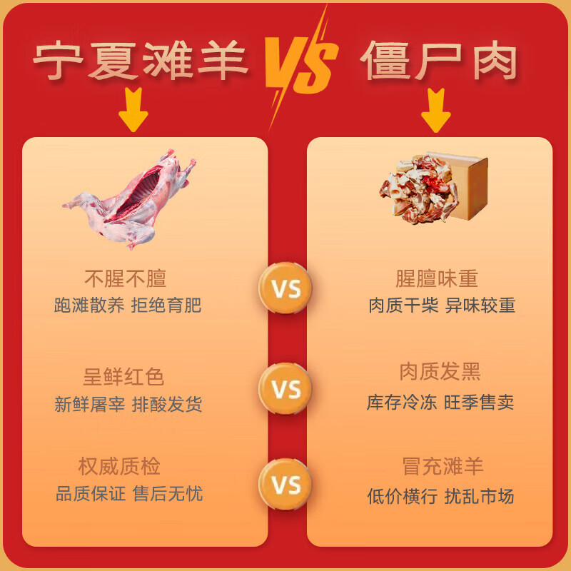归冬 宁夏滩羊肉 原切单肋法式羊排 战斧肋排 烧烤食材 法式羊排12支