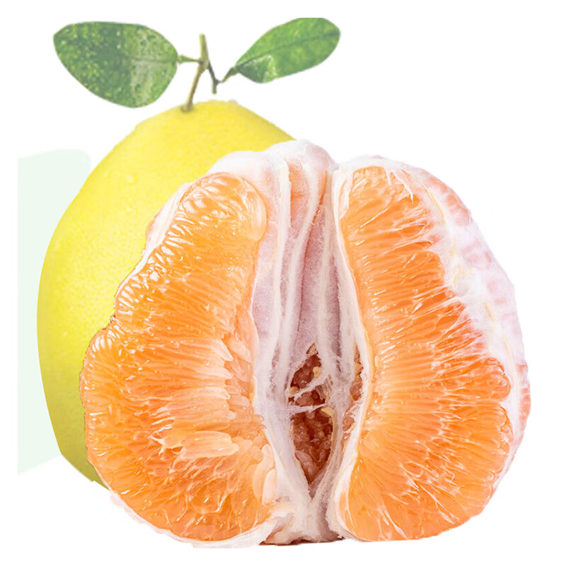 泓瀚黄心柚子正宗四川黄肉蜜柚多汁当季新鲜黄金柚子现摘整箱水果送礼 精选大果9-10斤装【净重9斤装】