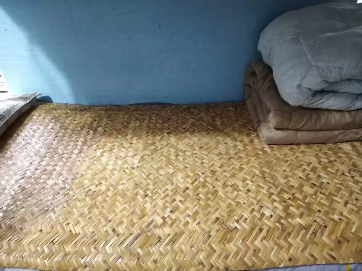 中掌柜草席芦苇席草编老式炕席复古贴墙装饰手工编织天然家用农村床