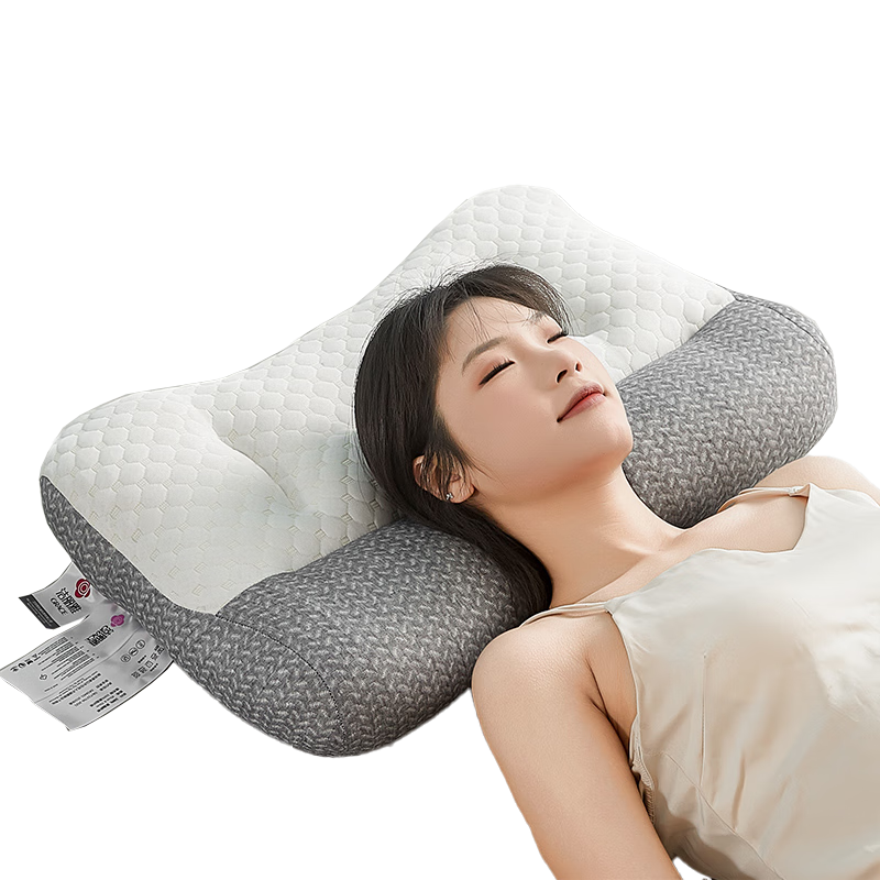 洁丽雅（Grace）A类颈椎枕头枕芯护肩脊深度睡眠舒缓肩颈枕舒颈枕