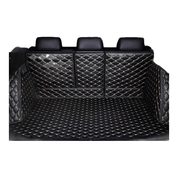 千眾 后備箱墊全包圍汽車尾箱墊子內(nèi)飾改裝 日產(chǎn)新軒逸后備箱墊 【高邊主墊】黑米