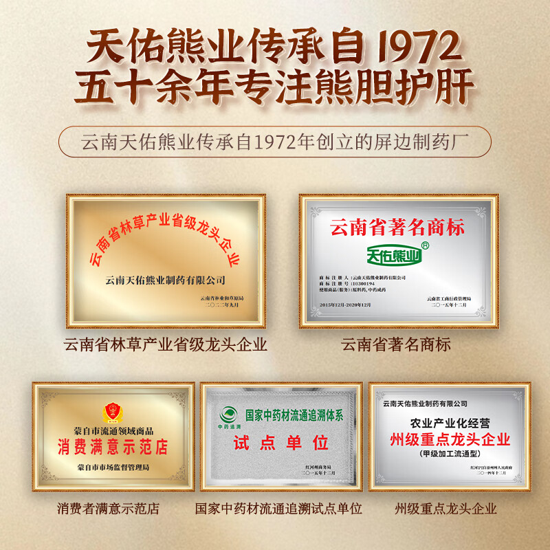 天佑熊业金胆级熊胆粉0.1g*3瓶/盒冻干中药饮片温和养肝护肝清热解毒平肝利胆明目解酒咽喉肿痛加班熬夜应酬饮酒用 1盒装（0.1g*3瓶/盒)【体验装】共3瓶