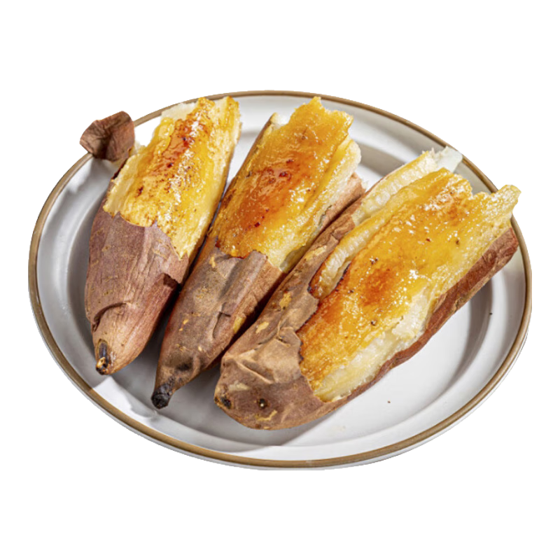 宝菜哈密白薯冰糖心白心蜜薯正宗沙地白薯番薯甜心 河南产地直发 净重4.8-5.1斤