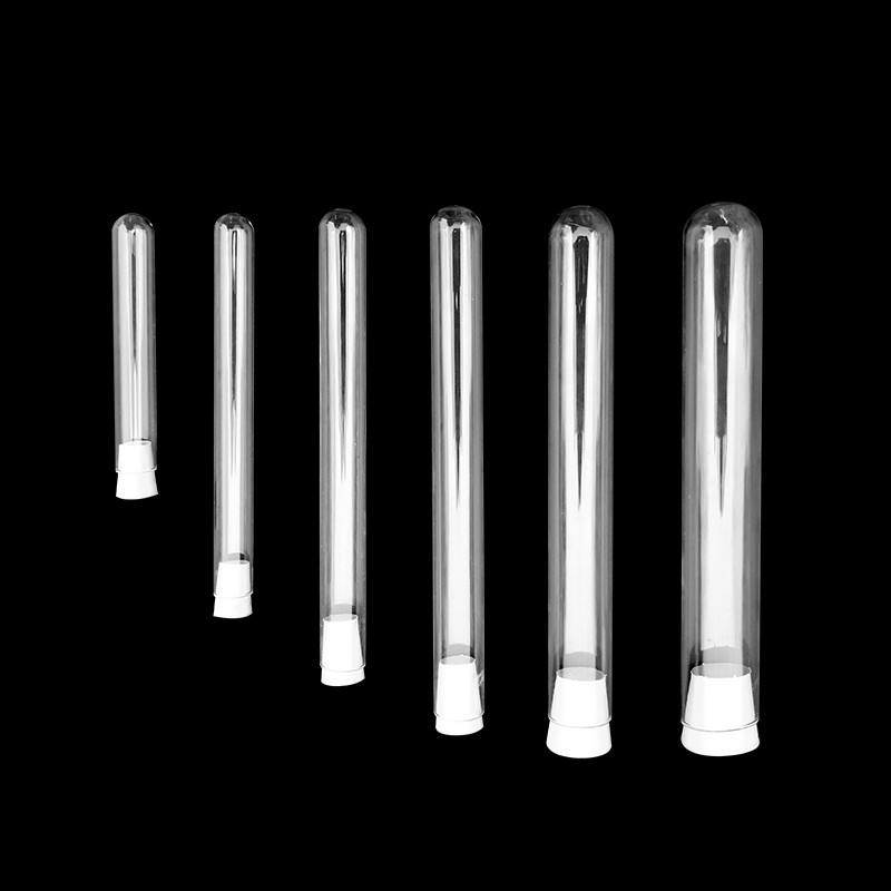 玻璃试管配橡胶塞10*100 15*100 15*150 18*150mm平口圆底化学实验室