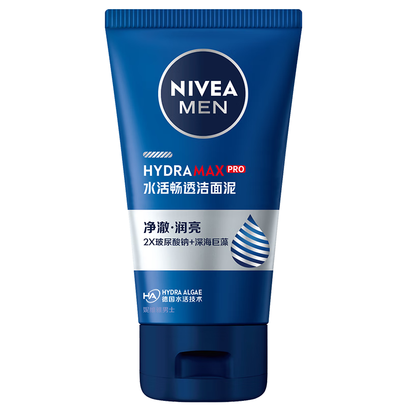 妮维雅（NIVEA）男士水活畅透洁面50g
