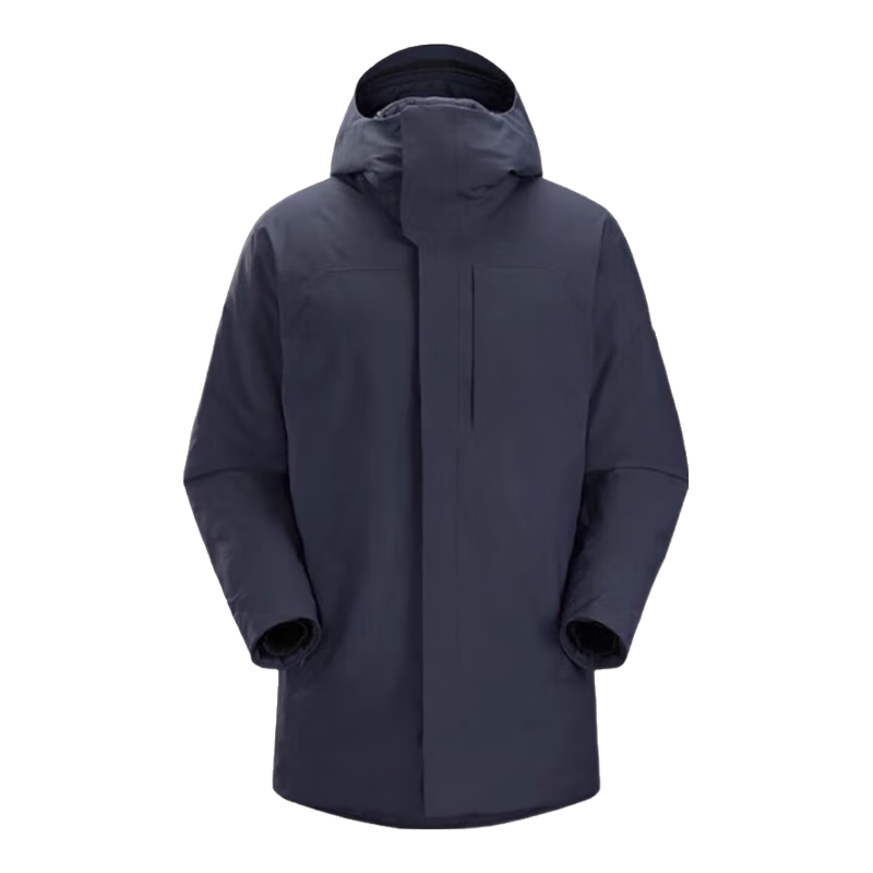 始祖鸟（ARC'TERYX）买手代购THERME PARKA GTX男士防水防水防风户外连帽保暖羽绒服 Black Sapphire L