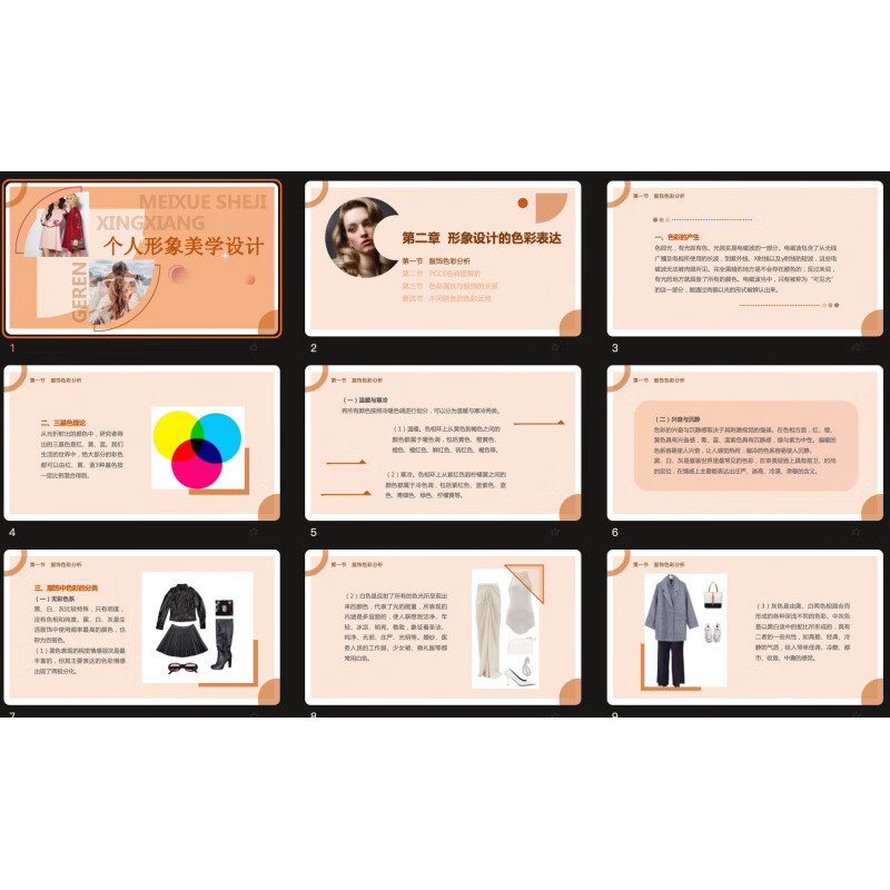课程【个人形象美学设计】全套ppt教学课件258页