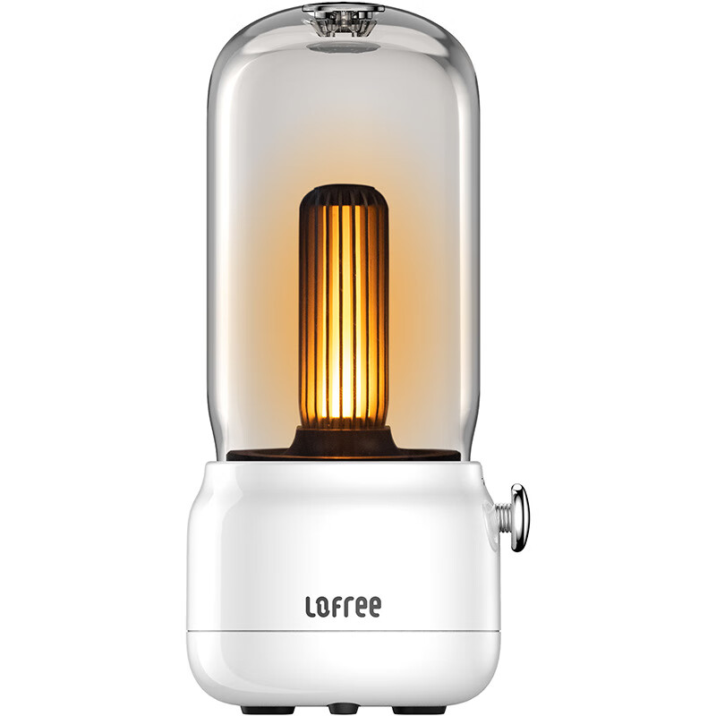 洛斐(LOFREE)LOFREE拾光燈LED燭光氛圍床頭創(chuàng )意臺燈可移動(dòng)充電 白色 1W