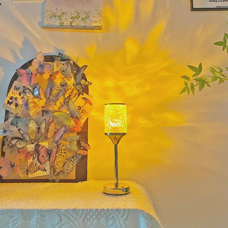 遠(yuǎn)盛達(dá)水波紋氣氛燈極光星空投影燈感情調(diào)燈臥室床頭小夜燈房 【氛圍首選】承諾全年買貴退差