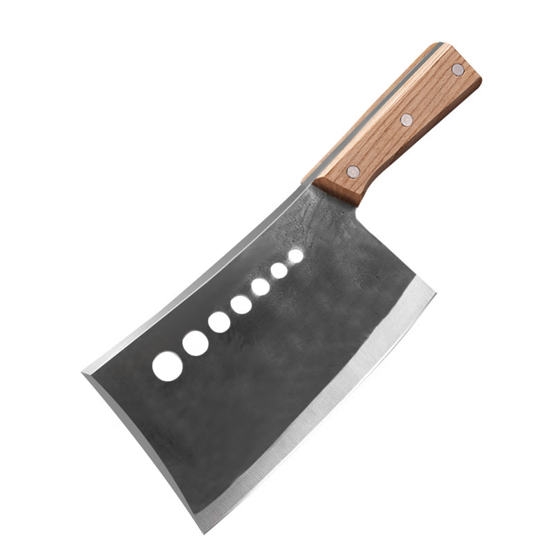 重型商用加厚砍骨刀砍骨头用斩切刀剁骨头刀菜刀屠夫厨师刀砍骨 小号【斩切两用】七星刀