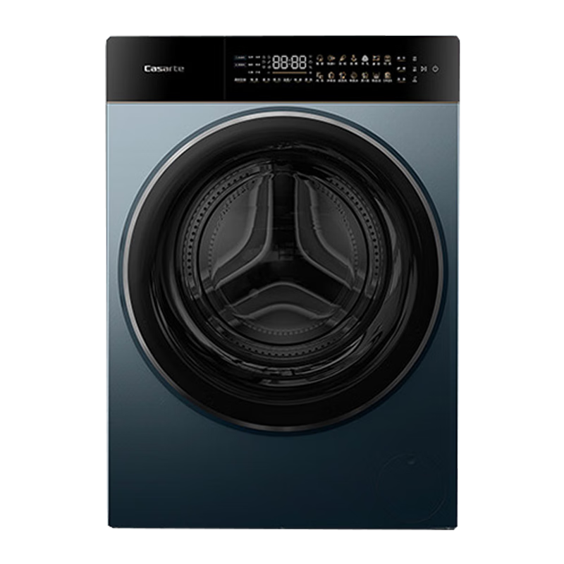 卡萨帝滚筒洗衣机全自动10KG 设计师 新品 525大筒 直驱变频 养护湿洗 双智投 商场同款CE B10LWDBLKU1