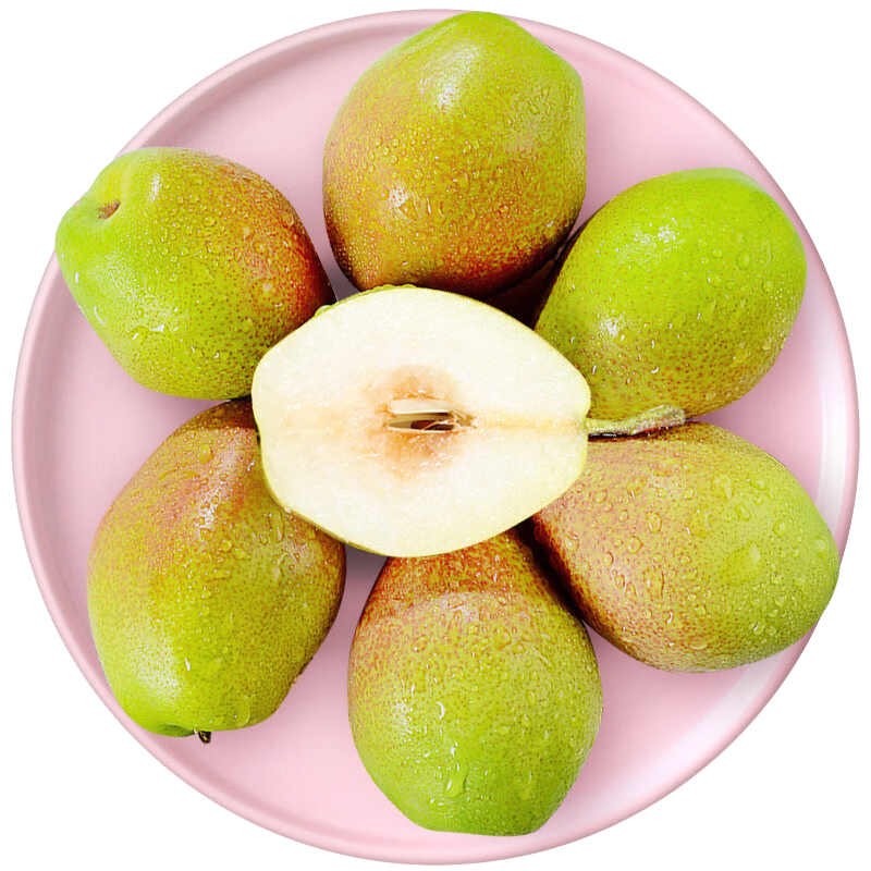 京鲜生 红香酥梨 10斤 单果120g+ 脆甜香梨子 生鲜水果