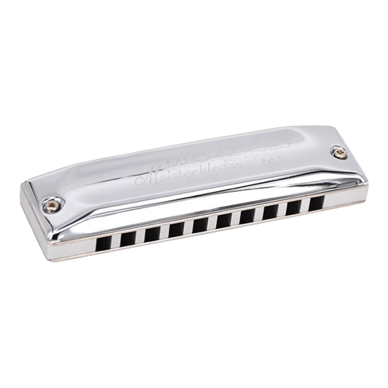 HOHNER德国和来布鲁斯蓝调10十孔口琴成人初学Meisterklasse 580