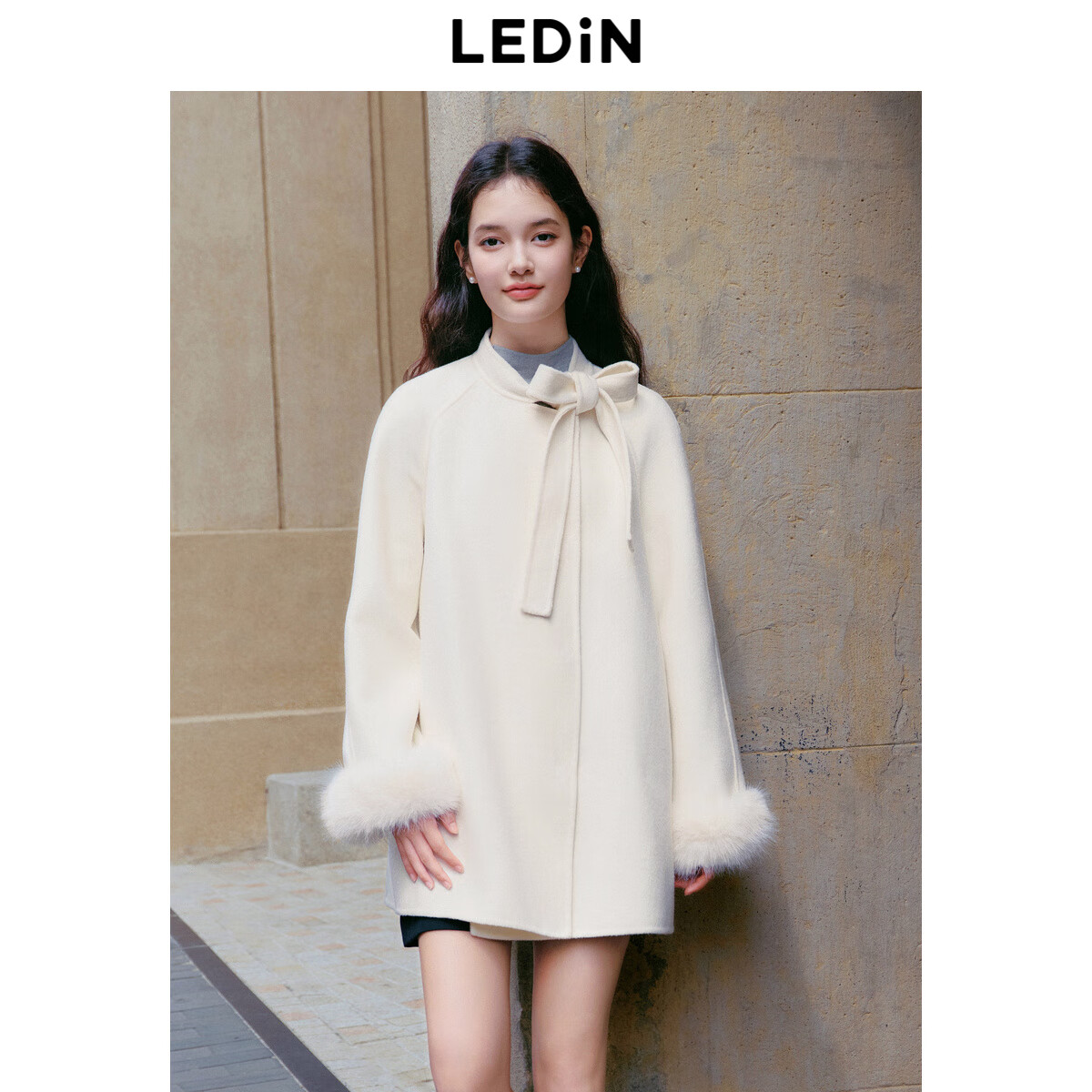 乐町韩系绑带大衣 红色7 M