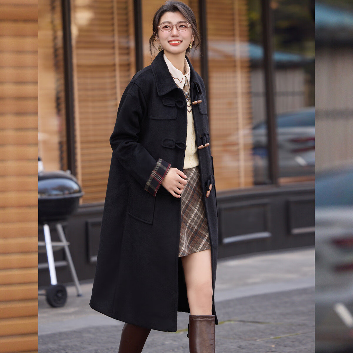 ��¹�ﶬ��Ӣ�׷��ʸн����۴��·���ײɫ��ڳ�������Ů ��ɫ1 XL 311Ԫ