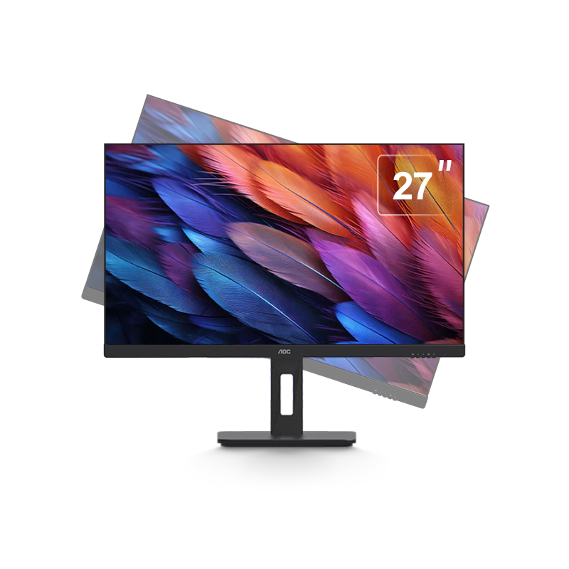 AOC ʾ 427Ӣ缼ת֧ܵⰮ۲ð칫Ƶʾ U27P10 4K 1019.15Ԫ