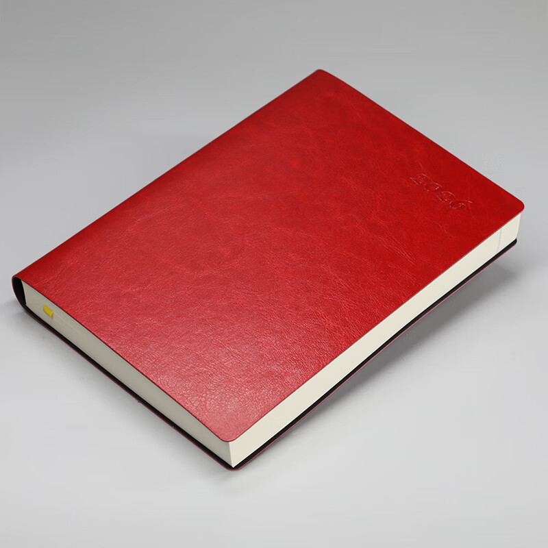 记忆印象 2026年效率手册365天A5日程本 每日计划 记事本B5每天一页计划本笔记本子文具定制logo A5战神红