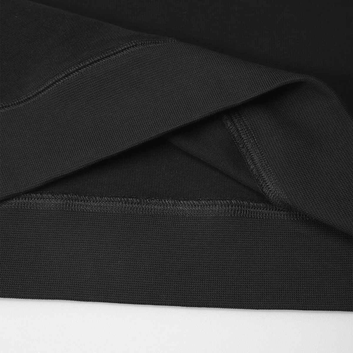 金利来GY【纯棉/抗菌/保暖】套头衫卫衣男POLO领口秋冬季简约翻领长袖 黑色 L