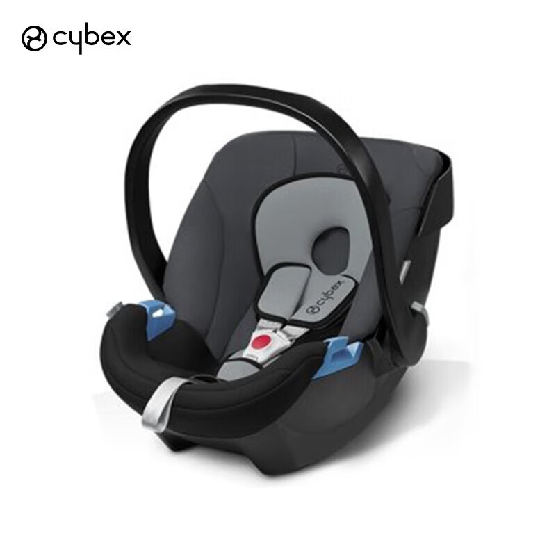cybex提籃cloud t安全車載提籃嬰兒長途外出可躺新生嬰兒汽車用 銀石灰 3.5kg