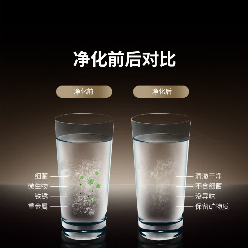 冰尊（BENSHION）净水器家用直饮厨房净水器母婴版弱碱性厨下式超滤机大通量自来水过滤器MK800 套餐一(标配)官方标配+安装+材料