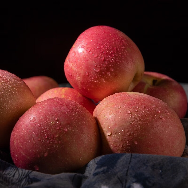 龙多鲜JD送货上门冰糖心富士苹果红富士苹果新鲜水果当季整箱现摘 整10斤  约18-24枚  净重8.5斤